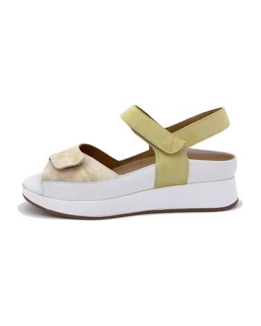 Sandalias PIESANTO  de Mujer SANDALIA PALA VELCRO  BEIGE