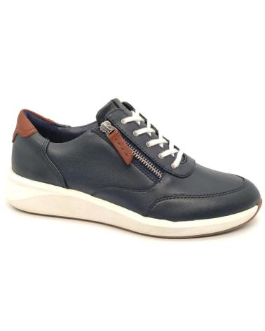 Deportivas CLARKS  de Mujer DEPORTIVO UN RIO ZIP  AZUL