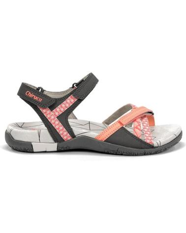 Sandalias CHIRUCA  de Mujer SANDALIAS PLANAS MUJER VALENCIA 28  GRIS-ROSA