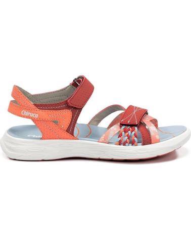 Sandalias CHIRUCA  de Mujer SANDALIAS PLANAS MUJER BARBATE 08 BURDEOS  ROJO