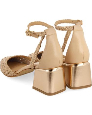 Sandalen für Damen GIOSEPPO ZAPATOS SALON CON TRENZADO NUDE