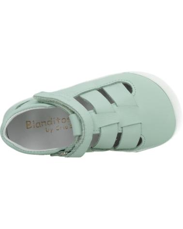 Sandali per Bambina e Bambino BLANDITOS SANDALIAS RESPETUOSAS DE PIEL OCEANO VERDE