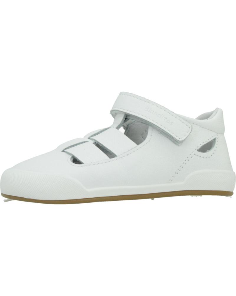 Sandali per Bambina e Bambino BLANDITOS SANDALIAS RESPETUOSAS DE PIEL OCEANO BLANCO