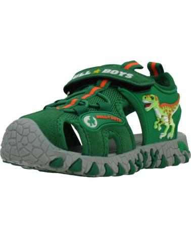 Sandales BULL BOYS  pour Garçon ZAPATILLAS NINO MODELO CL3144 COLOR  VERDE