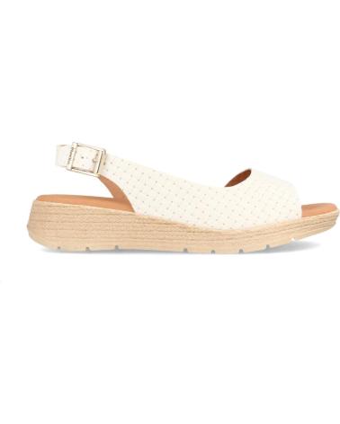 Sandalias MARILA  de Mujer SANDALIA DE PIEL PARA MUJER CON CUNA BAJA PARADISE  BLANCO