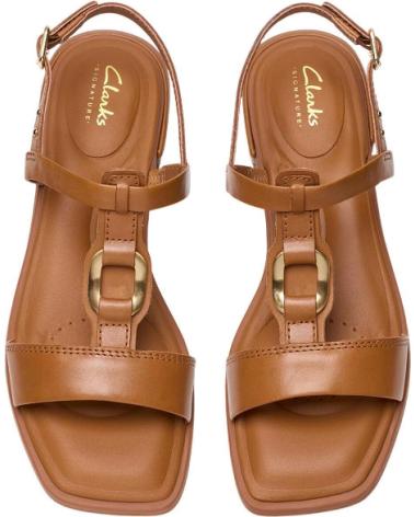 Sandálias de Mulher CLARKS ARIANY SLING 26181242 MARRN MARRóN