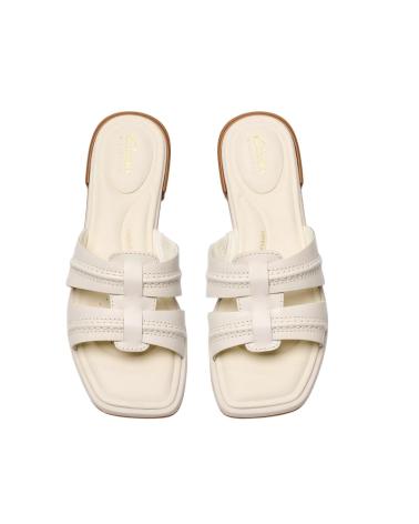 Sandálias de Mulher CLARKS ARIANY MULE 26181237 BLANCO