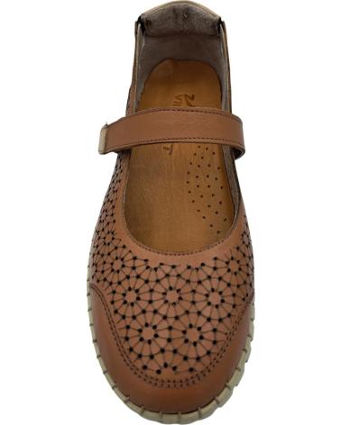 Schuhe CALZADOMANIA  für Damen ZAPATO PIEL PICADO  CUERO