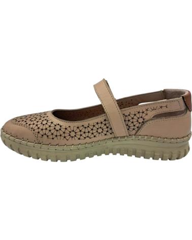 Zapatos CALZADOMANIA  de Mujer ZAPATO PIEL PICADO  BEIGE