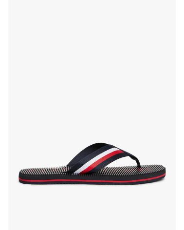 Chanclas TOMMY HILFIGER  de Hombre MASSAGE HILFIGER BEACH SANDAL  MARINO