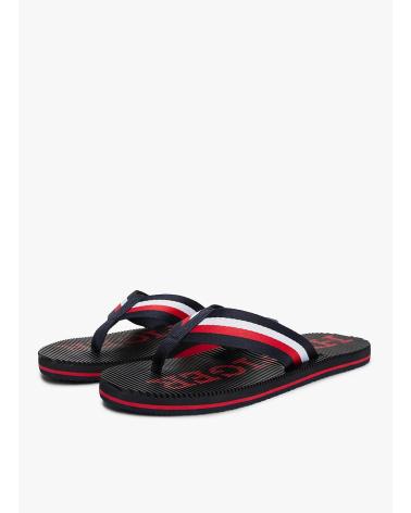 Chinelos TOMMY HILFIGER  de Homem MASSAGE HILFIGER BEACH SANDAL  MARINO