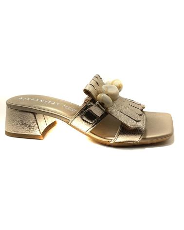 Sandalias HISPANITAS  de Mujer HV254077 DALLAS SANDALIAS PARA MUJER PLANAS CO  METALICO