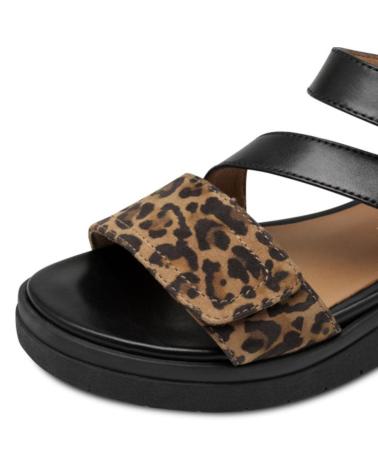 Sandalias TAMARIS  de Mujer 88705 PIEL NEGRA  NEGRO