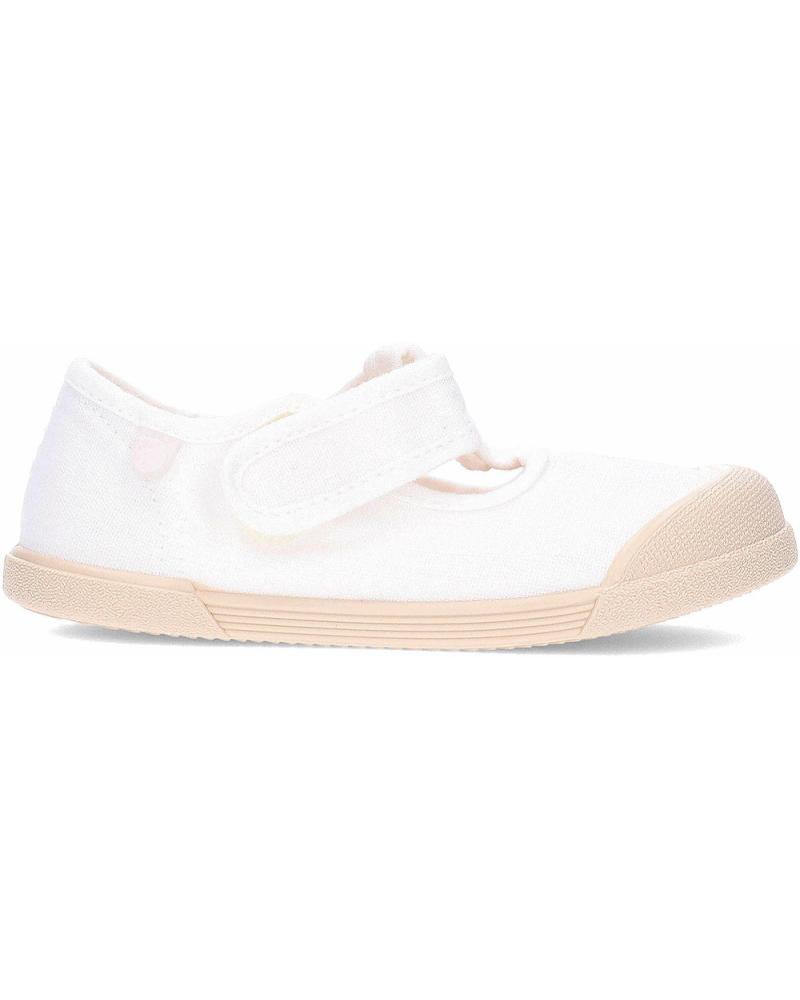 Zapatos de Niña y Niño IGOR BAMBAS Y LONAS BLANCO