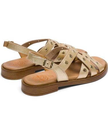 Sandali per Donna PORRONET SANDALIAS PLANAS MUJER 3125 ORO DORADO