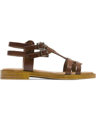Sandalias PORRONET  de Mujer SANDALIAS PLANAS MUJER 3128 MOKA  MARRóN