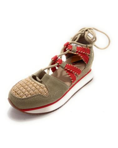 Woman Sandals GIOSEPPO DEPORTES SANDALIA CUNA CUERDAS  BEIGE