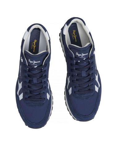 Scarpe sport PEPE JEANS  per Uomo BRIT-ON PRINTS  MARINO