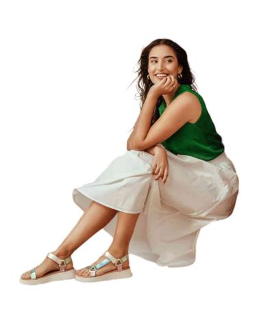 Sandalias OH MY SANDALS  de Mujer SANDALIAS MD5653 PARA MUJER EN COLOR  METALIZADO