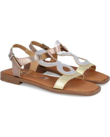Sandalias OH MY SANDALS  de Mujer SANDALIAS MD5584 PARA MUJER EN COLOR  METALIZADO