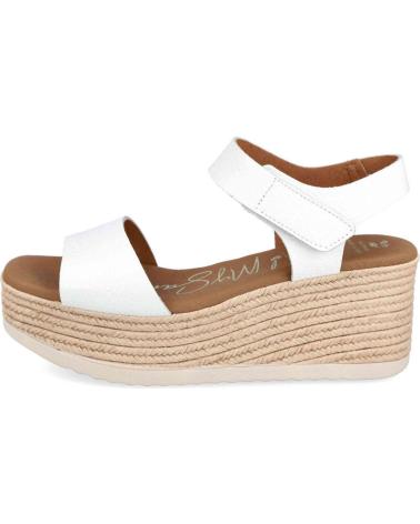 Sandalen OH MY SANDALS  für Damen CUNAS DE ESPARTO MD5712 PARA MUJER EN COLOR  BLANCO