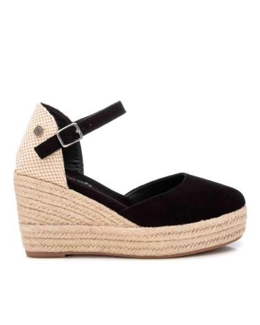 Sandalias de Mujer REFRESH CUNAS DE ESPARTO MD172644 PARA MUJER EN COLOR NEGRO