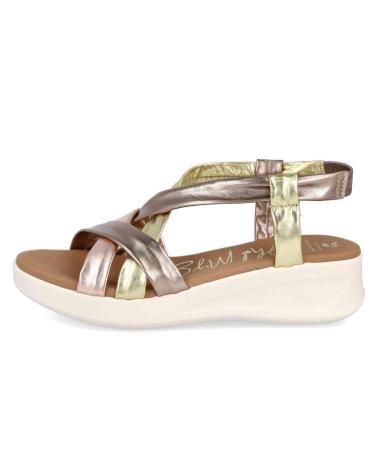 Sandalen OH MY SANDALS  für Damen CUNAS DE ESPARTO MD5655 PARA MUJER EN COLOR  METALIZADO