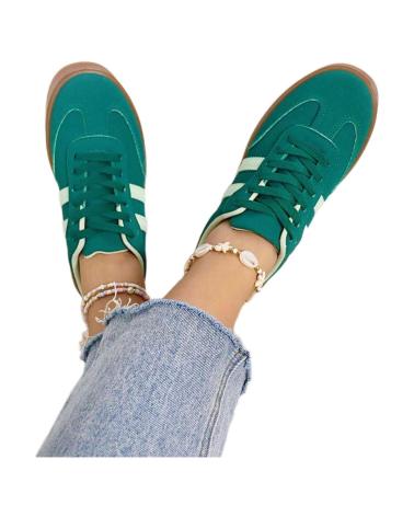 BASKETS L&R SHOES LA-81 PLATEFORME DÉCONTRACTÉES VERTES VERDE