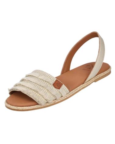 Woman Sandals POPA SANDALIAS MD051-MENDOZA-FLECOS PARA MUJER EN COLOR  BEIGE
