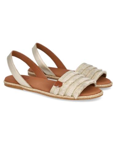 Woman Sandals POPA SANDALIAS MD051-MENDOZA-FLECOS PARA MUJER EN COLOR  BEIGE