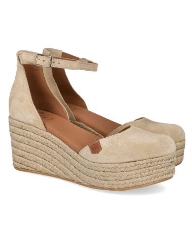 Sandalias de Mujer POPA CUNAS DE ESPARTO MD061-CANTALAR PARA MUJER EN COLOR BEIGE