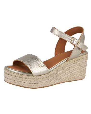 Sandalias POPA  de Mujer CUNAS DE ESPARTO MD051-ARAMBOL-LAMINADO PARA MUJER EN COLOR  GRIS