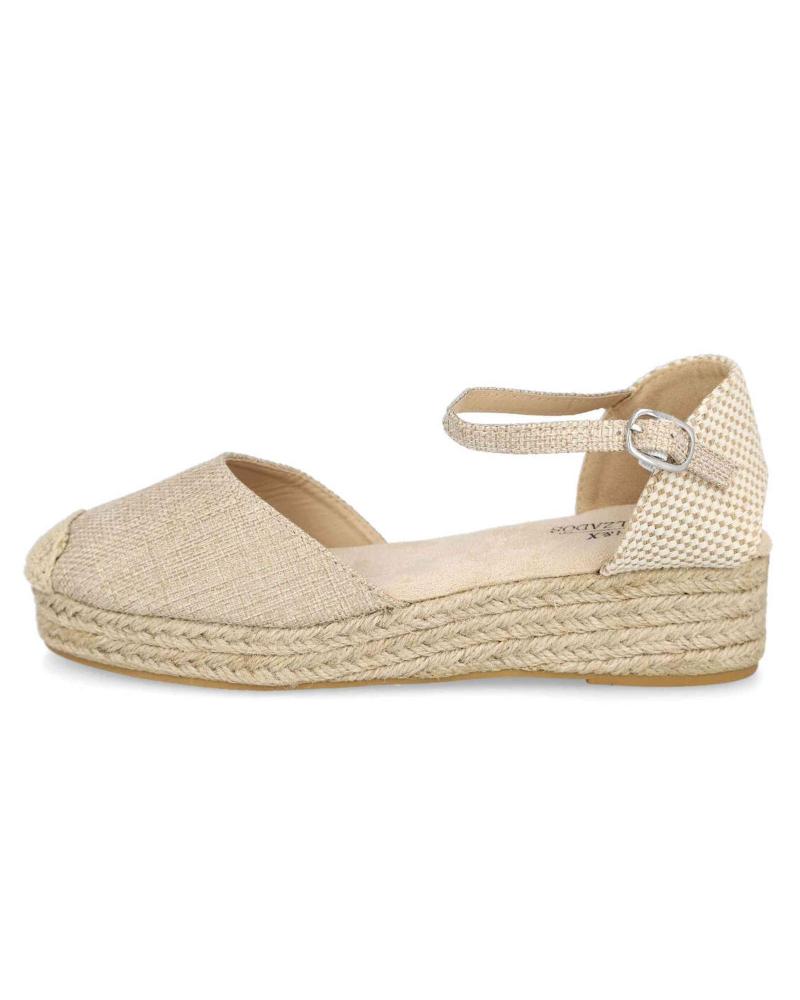 Woman Sandals L&R SHOES LR SHOES 4428 ALPARGATAS DE ESPARTO PARA MUJER  NATURAL