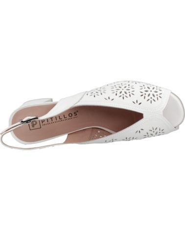 Sapatos de salto de Mulher PITILLOS SANDALIAS MUJER MODELO 10533P COLOR BLANCO