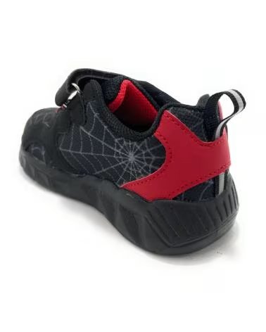 Deportivas BUBBLE BOBBLE  de Niña y Niño DEPORTES NINO CON LUZ SPIDER CORDON-PE  NEGRO