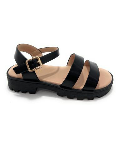 Sandali BUBBLE BOBBLE  per Bambina SANDALIAS NINA TACON-PLATAFORMA TIRAS HE  NEGRO