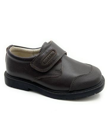 Scarpe BUBBLE BOBBLE  per Bambino COLEGIAL PIEL NINO TIRA ADHESIVA PUNTERA  MARRóN
