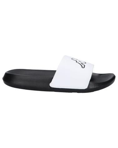 Chinelos KAPPA  de Mulher e Homem e Menina e Menino 371W3GW LOGO STEEVE  A0J - WHITE-BLACK