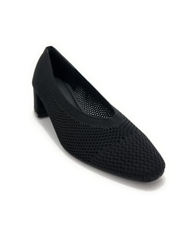 Zapatos BUONAROTTI  de Mujer ZAPATOS TACON REJILLA ELASTICO CONFORT  NEGRO