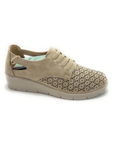 Woman shoes MYSOFT ZAPATO CUNA PICADO ELASTICO CONFORT MYSO  MORADO