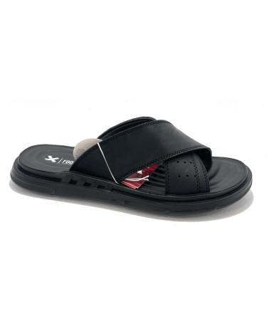 Sandales XTI  pour Homme SANDALIAS CABALLERO CRUZADA CONFORT  NEGRO