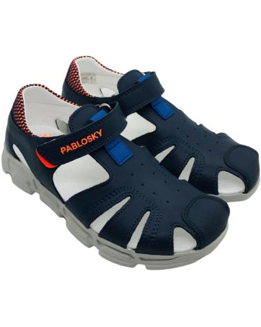 boy Sandals PABLOSKY SANDALIA PIEL NINO 517420  AZUL