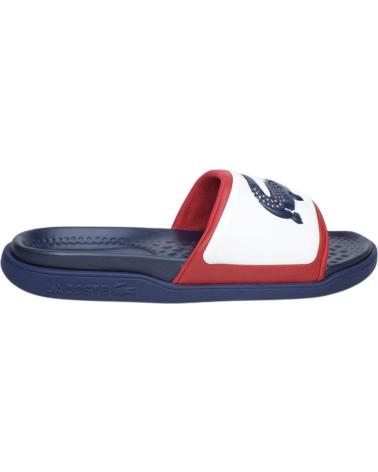 Tongs LACOSTE  pour Homme - CHANCLAS AZULES PARA HOMBRE - CHANCLAS SERVER  ROJO
