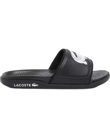 Chinelos LACOSTE  de Homem - CHANCLAS NEGRAS PARA HOMBRE - SERVER  NEGRO