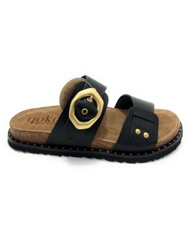 Sandali YOKONO  per Donna SANDALIA PIEL METIDAS CONFORT HEB  NEGRO