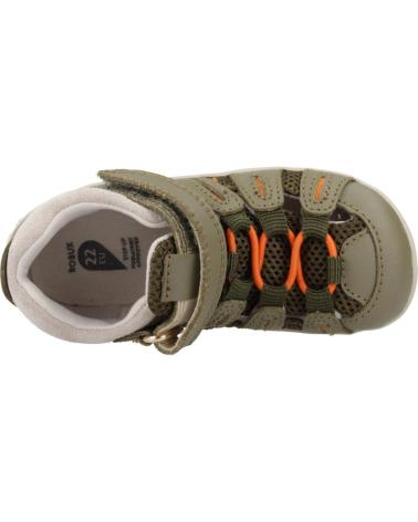 Sandalias de Niño BOBUX SANDALIAS NINO MODELO SUMMIT COLOR VERDE OLVFOG