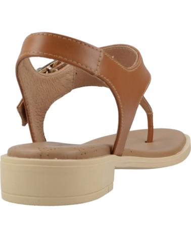 SANDALIA DE TIRA NERO GIARDINI E513405D MARRÓN CON HEBILLA MARRóN