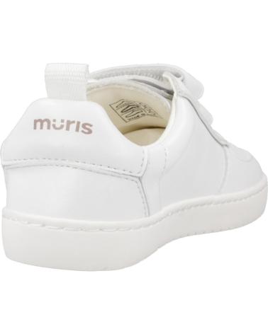 Sneaker MURIS  für Mädchen und Junge ZAPATILLAS NINO MODELO PETRA COLOR BLANCO  WHITE
