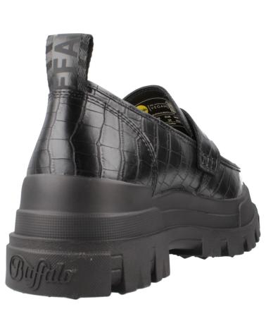 Mocassini BUFFALO  per Donna MOCASINES MUJER MODELO ASPHA LOAFER COLOR NEGRO  BLKCROC