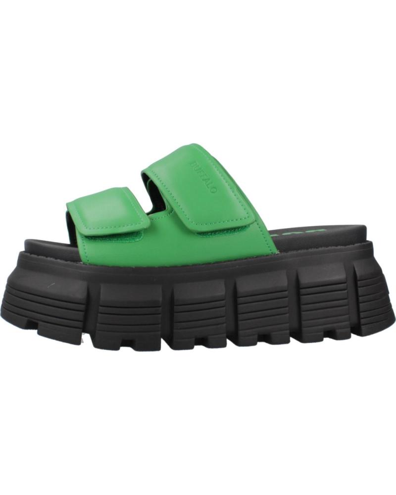 Woman Sandals BUFFALO SANDALIAS MUJER MODELO AVA VELARI COLOR VERDE  GREEN